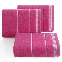 Ręcznik EUROFIRANY różowy 30x50 bordiura sznurek MIRA