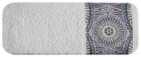 Ręcznik EUROFIRANY Sanya, biało-fioletowy, 70x140 cm