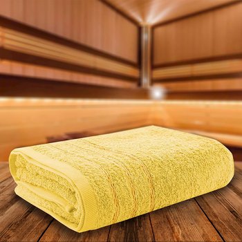 Ręcznik frotte EUROFIRANY, żółty, 1 szt. - Eurofirany