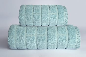 Ręcznik GRENO Brick, 50x90 cm, błękitny  - Greno