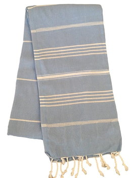 Ręcznik Hammam do sauny na plażę 100x180 Sułtan jasnoniebieski - inna (Inny)