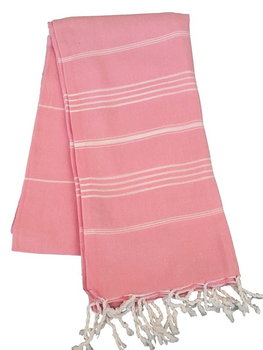 Ręcznik Hammam do sauny na plażę 100x180 Sułtan różowy - inna (Inny)