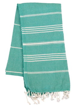 Ręcznik Hammam do sauny na plażę 100x180 Sułtan zielony - inna (Inny)