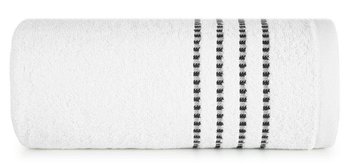 Ręcznik kąpielowy EUROFIRANY Fiore (01), Biały, rozmiar 30x50 cm - Eurofirany