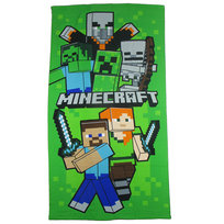 Ręcznik kąpielowy, plażowy Minecraft (451113) 140cm x 70cm Fast Dry Inna marka