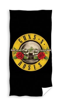 Ręcznik kąpielowy, wzór guns n' roses, 70x140 cm  - GUNS N ROSES