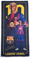 Ręcznik Lamine Yamal 10 FC BARCELONA plażowy 70 x 140 cm Barca Kibic BASEN WAKACJE MIKROFIBRA Inna marka