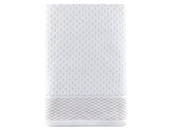 Ręcznik łazienkowy bawełniany Miss Lucy Basel 50x90 cm biały - Florina