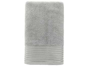 Ręcznik łazienkowy bawełniany Miss Lucy Daunte 50x90 cm szary - Florina