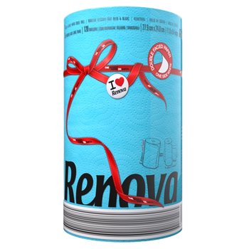 Ręcznik papierowy RENOVA Red Label, niebieski, 1 szt. - Renova