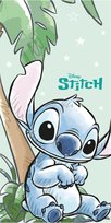 Ręcznik plażowy 70x140 Lilo i Stitch Tropical Cutie zielony szybkoschnący Jerry Fabrics