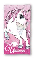 Ręcznik plażowy dziecięcy 70x140 Unicorn jednorożec