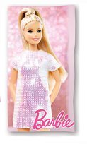 Ręcznik plażowy dziecięcy bawełniany 70x140 Barbie