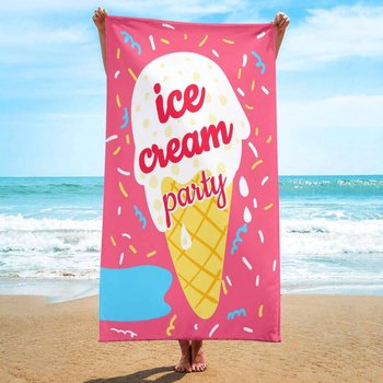 Ręcznik plażowy prostokątny ICE CREAM PARTY 150x70 REC54WZ3 - UPOMINKARNIA