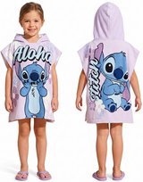 Ręcznik ponczo dla dzieci Disney Stitch 55x110 cm – szybkoschnący, z mikrofibry 240 GSM DISNEY STITCH