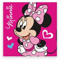 Ręcznik przedszkolny dla dziecka 30x30 mały FROTTE Myszka Minnie różowy