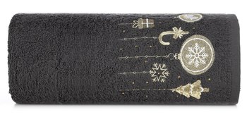Ręcznik świąteczny SANTA/19 50x90 stalowy - Eurofirany