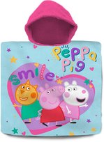 Ręcznik szybkoschnący z kapturem duży ponczo Świnka Peppa róż Inna marka