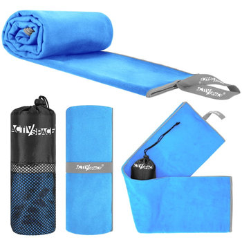Ręcznik szybkoschnący z mikrofibry 180x90cm duży - blue - Activ Space