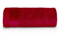 Ręcznik Vito 100x150 czerwony frotte bawełniany 550 g/m2