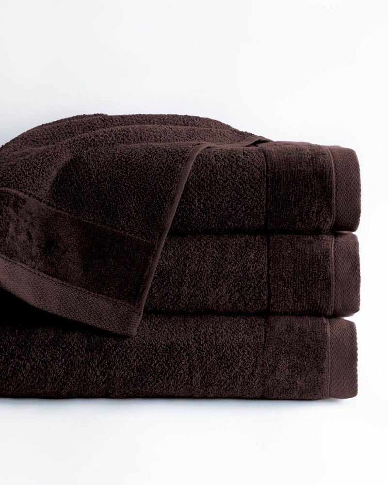 Zdjęcia - Ręcznik VITO  , brązowy frotte bawełniany, 550 g/m2, rozmiar 50x90 cm 