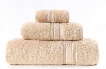 Ręcznik z bawełny egipskiej GRENO Egyptian Cotton, 70x140 cm, beżowy  - Greno