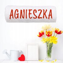 RĘCZNIK Z IMIENIEM 50x100 cm PREZENT HAFT !!!