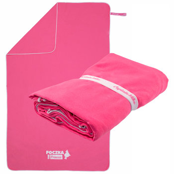 Ręcznik z mikrofibry szybkoschnący plażowy, różowy, FOCZKA 175x110 - Captain Mike