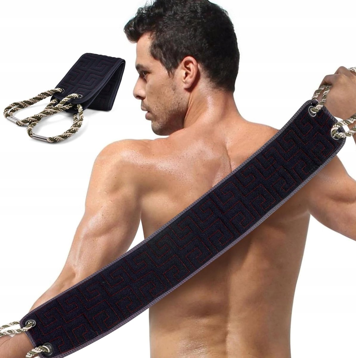 Empik RĘCZNIK ZŁUSZCZAJĄCY DO PLECÓW MYJKA PEELINGUJĄCA DWUSTRONNA 91 CM