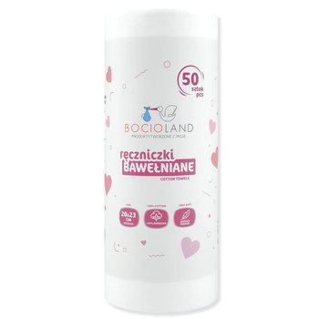 Ręczniki bawełniane dla niemowląt 50 szt. / Bocioland - Bocioland