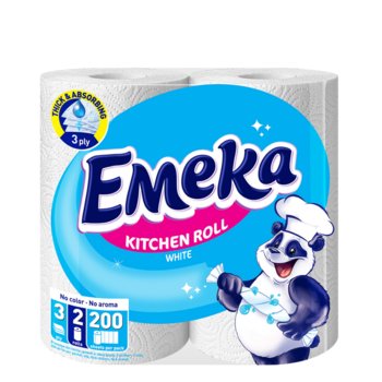 Ręczniki papierowe 2 rolki 3 grube warstwy chłonne trwałe White Emeka - Inna marka