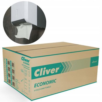 Ręczniki Papierowe Zz Białe 4000 Cliver Economic - ABC