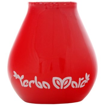 Red Calabaza matero YERBA MATE, czerwone, 350 ml - Yerba Mate