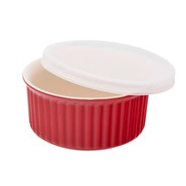 Red Chilli Ramekin Ceramiczny 12 Altom Design,5X6 cm 370 ml Z Pokrywką