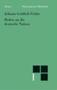 Reden an die deutsche Nation Fichte Johann