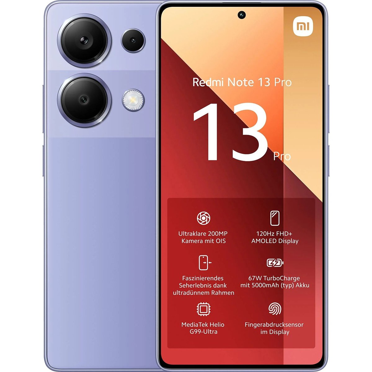 Redmi Note 13 Pro 4G 12/512GB Fioletowy Lavender Purple Xiaomi