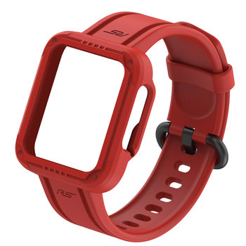 Redmi Watch 2 Lite / Watch 2 Pasek Silikonowy zderzak Czerwony - Avizar