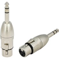 Redukcja Jack stereo 6.3mm / XLR żeński RA3XFJM Roxtone