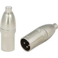 Redukcja XLR męski 3 Pin / Gniazdo RCA RA2XMPF Roxtone