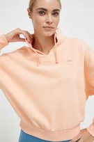REEBOK - BLUZA DAMSKA - CL WDE COTTON FT COVERUP HS4273 BRZOSKWINIOWA Reebok