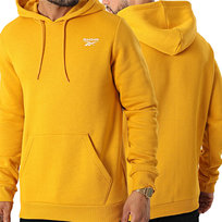 Reebok bluza męska musztardowa kangurka z kapturem ocieplana HJ9940 2XL Reebok