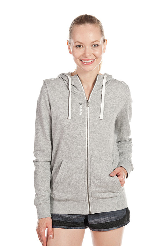 Reebok, Bluza sportowa damska, Elements Fleece Full Zip, rozmiar XS