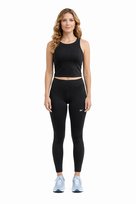 REEBOK CZARNE LEGGINSY SPORTOWE Z BRANDINGIEM DŁUGIE M I3A Reebok