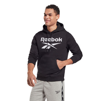 Reebok Identity Fleece Hoodie Męska Czarna (GR1658) - Reebok