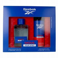 reebok move your spirit for him woda toaletowa 100 ml   zestaw 