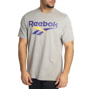 Reebok t-shirt męski Cl V Tee bawełna Dy1151 S szary - Reebok