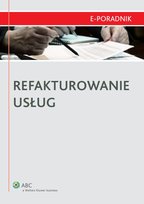 Refakturowanie usług - ebook PDF