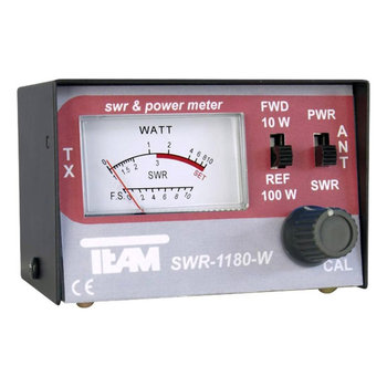 Reflektometr TEAM SWR-1180-W 1.7-30MHz 100W - HamRadioShop