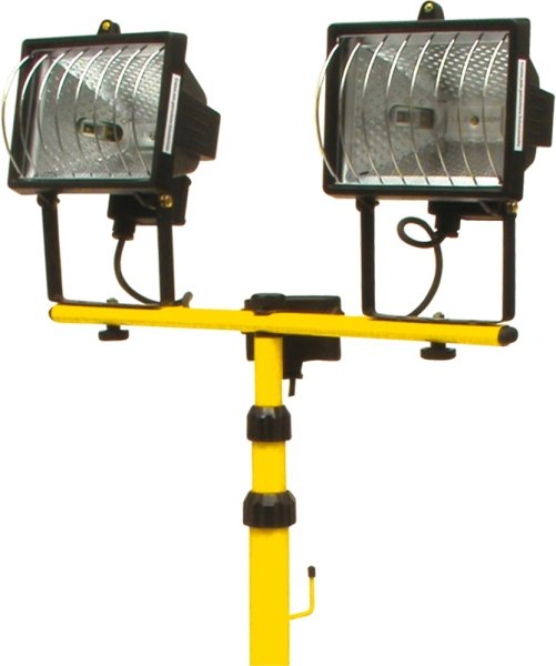 Reflektor halogenowy statyw VOREL, 2 lampy, 400 W