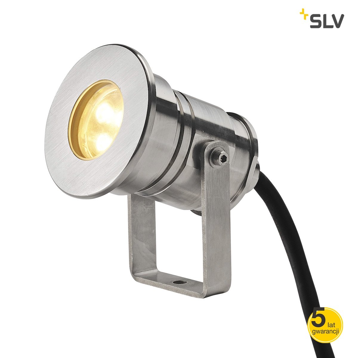 Zdjęcia - Naświetlacz LED / lampa zewnętrzna SLV Reflektor ogrodowy SPOTLINE Dasar, 7 W, LED, szary, barwa biała ciepła, 10 